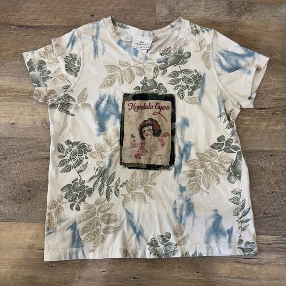 Hot Cotton Honolulu Eyes Vintage Print Shirt - Picture 4 of 6